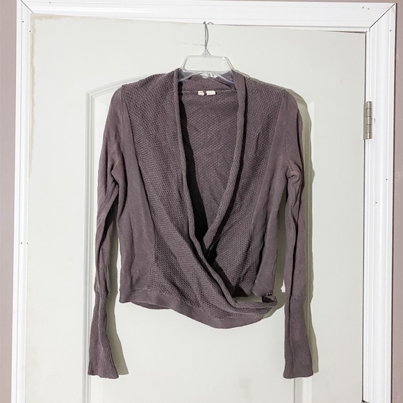 anthropologie wrap sweater